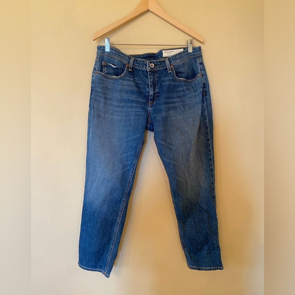 rag & bone Dre Low-Rise Slim Boyfriend Jeans